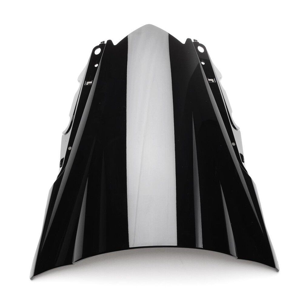 ABS Windshield WindScreen Double Bubble For Yamaha YZF-R25 2014-2016 R3 2015-16 (Black) Transparent Black