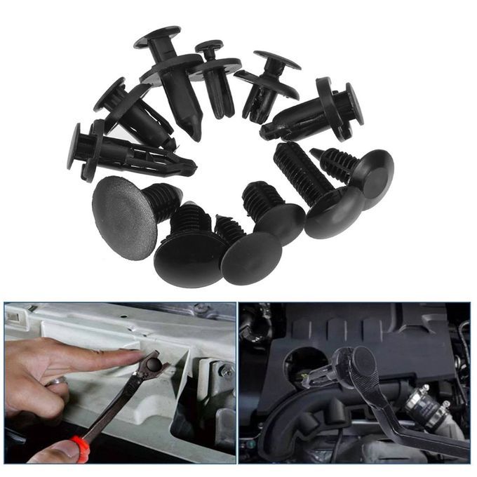 60Pcs Assorted Car Body Push Retainer Pin Rivet Fasteners