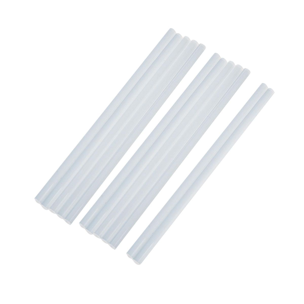 12PCS Hot Melt Glue Stick 11mm Transparent Adhesive Strong Viscosity Rods for Craft DLY Repair Suitable for Mmetal Wood Glass Card Fabric Pastic Ceramics 293mm Length