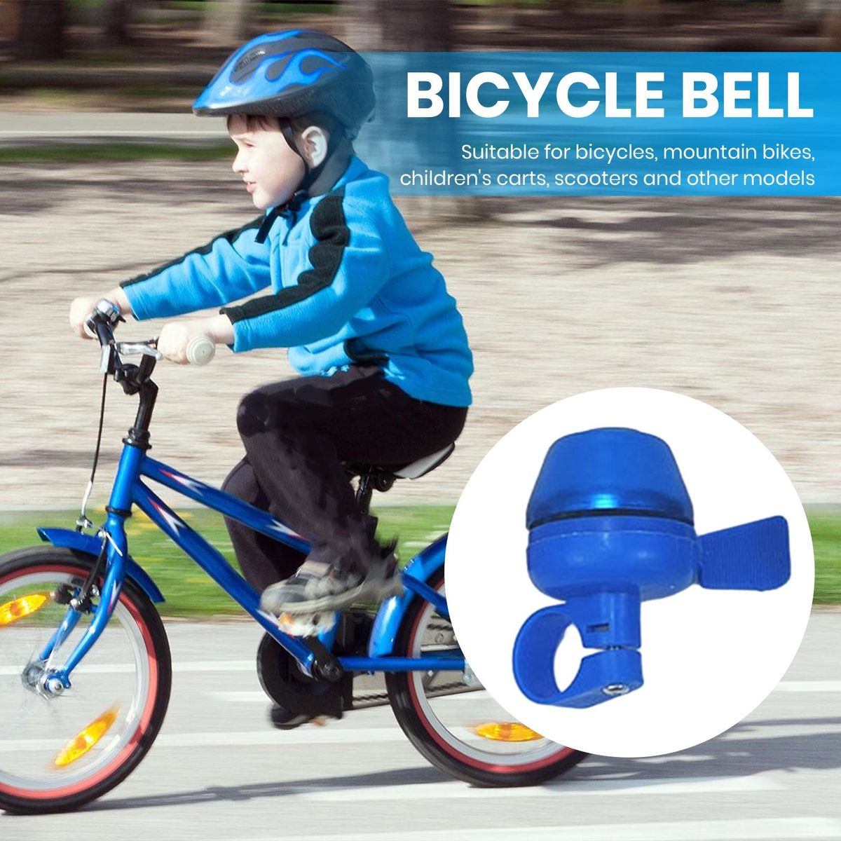 Bicycle Bell Strong Bicycle Bell Blue