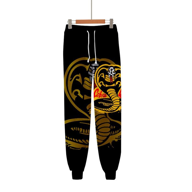 Cobra Kai 3D Printed Karate Pants Boy Boys Student Anime Cosplay Truck Pants Size Men Size Women Pants