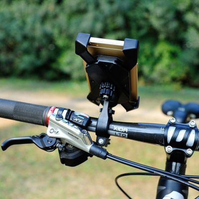 Adjustable Motorcycle Motorbike Handlebar Mount Holder For 3.5-7inch Mobile Phone
