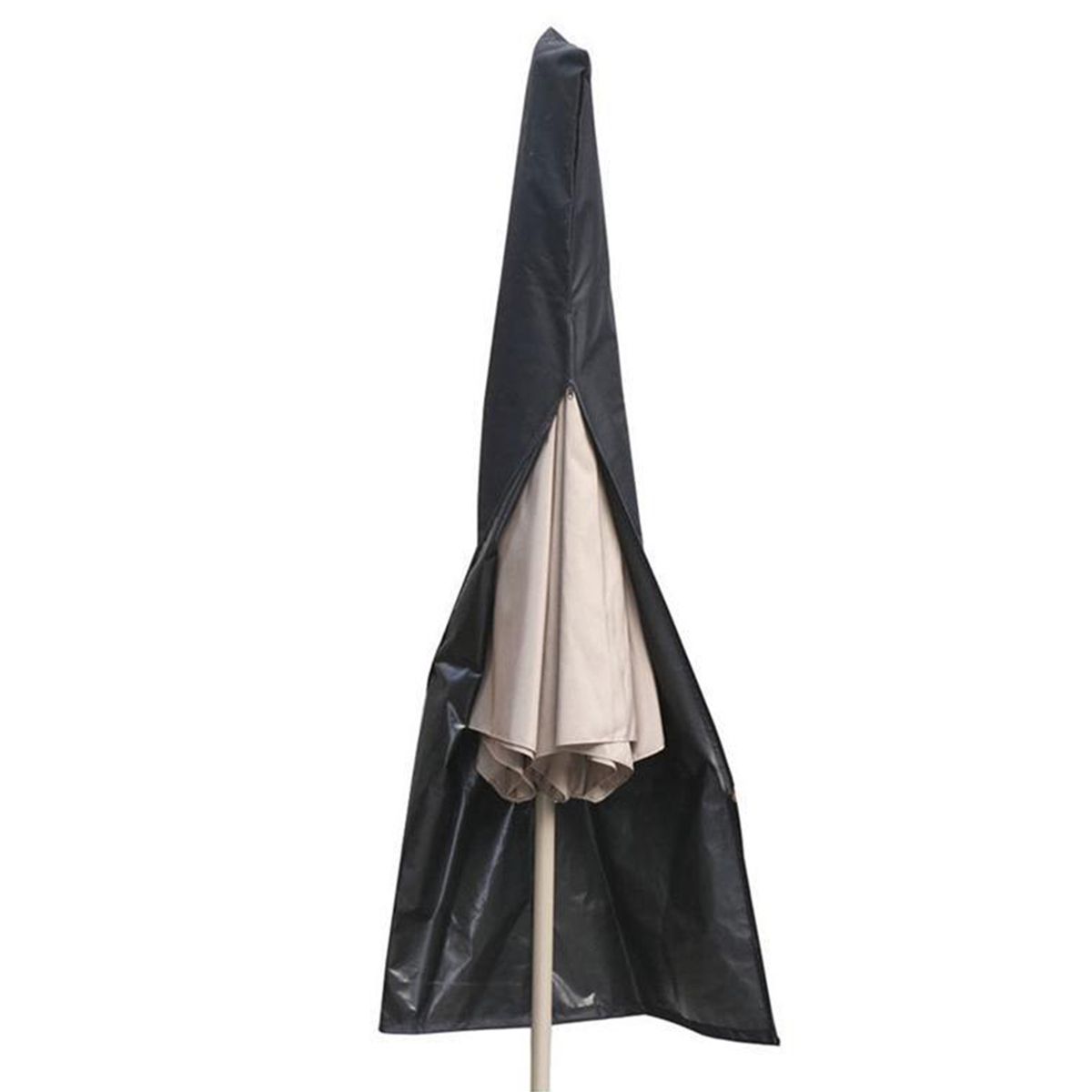 Patio Umbrella Zipper Cover Waterproof UV-Resistant Umbrella