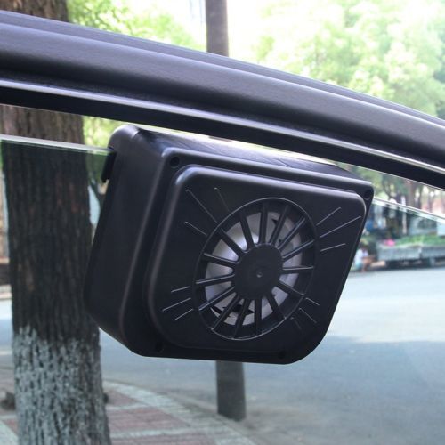 Car Window Air Vent Solar Power Energy Auto Cooling Fan