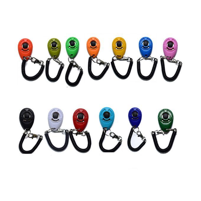New Dog Products Click Clicker Agility Obedience  Wrist Yellow