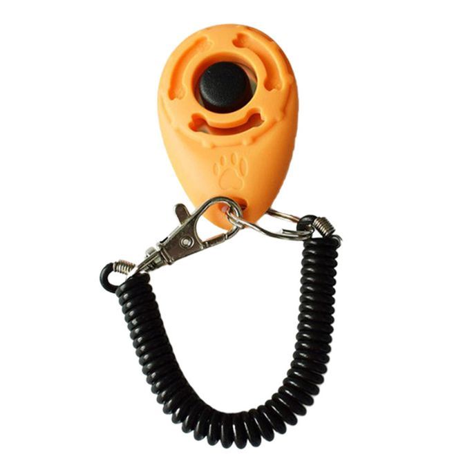 New Dog Products Click Clicker Agility Obedience  Wrist Yellow