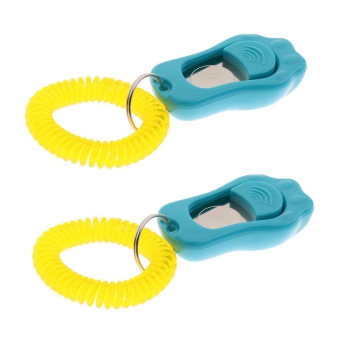 2 Pack Pet Supplies Dog & Cat Training Obedience Tools Trainer Blue