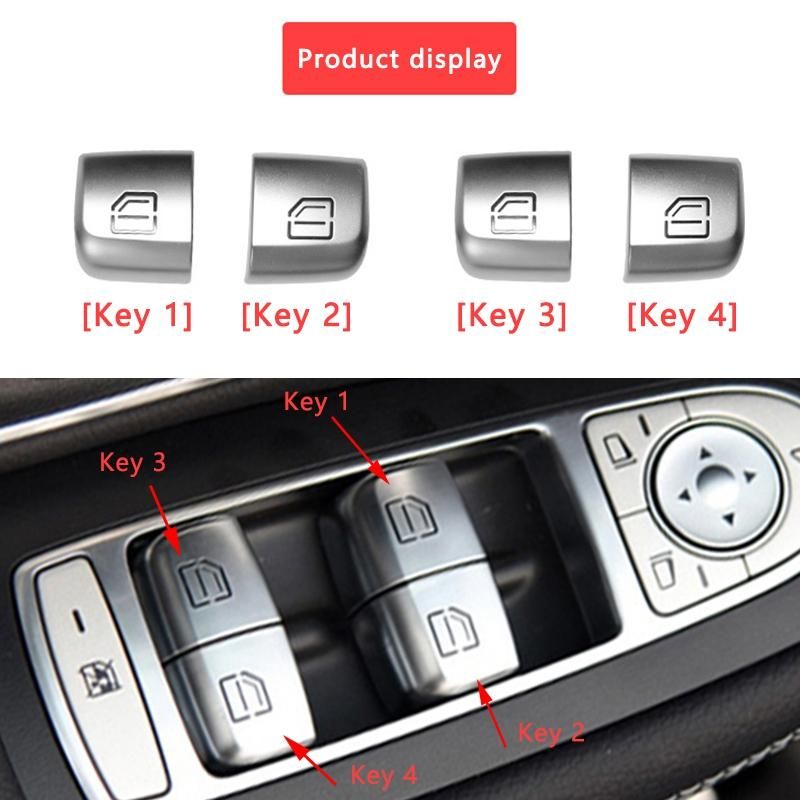 Car Interior Window Glass Lifter Button Switch for Mercedes Benz C Class W205 C180 C200 C260 C300 C63 W204 4