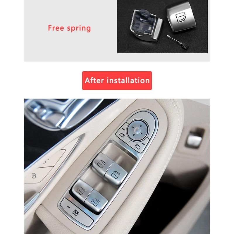 Car Interior Window Glass Lifter Button Switch for Mercedes Benz C Class W205 C180 C200 C260 C300 C63 W204 4