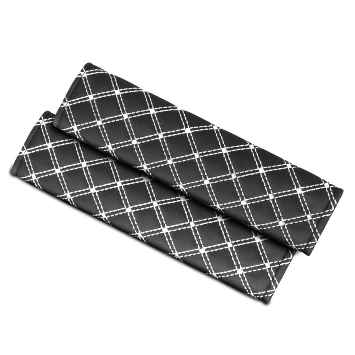 1 Pair Seat Belt Pad Seat Belt Shoulder Cushion White
