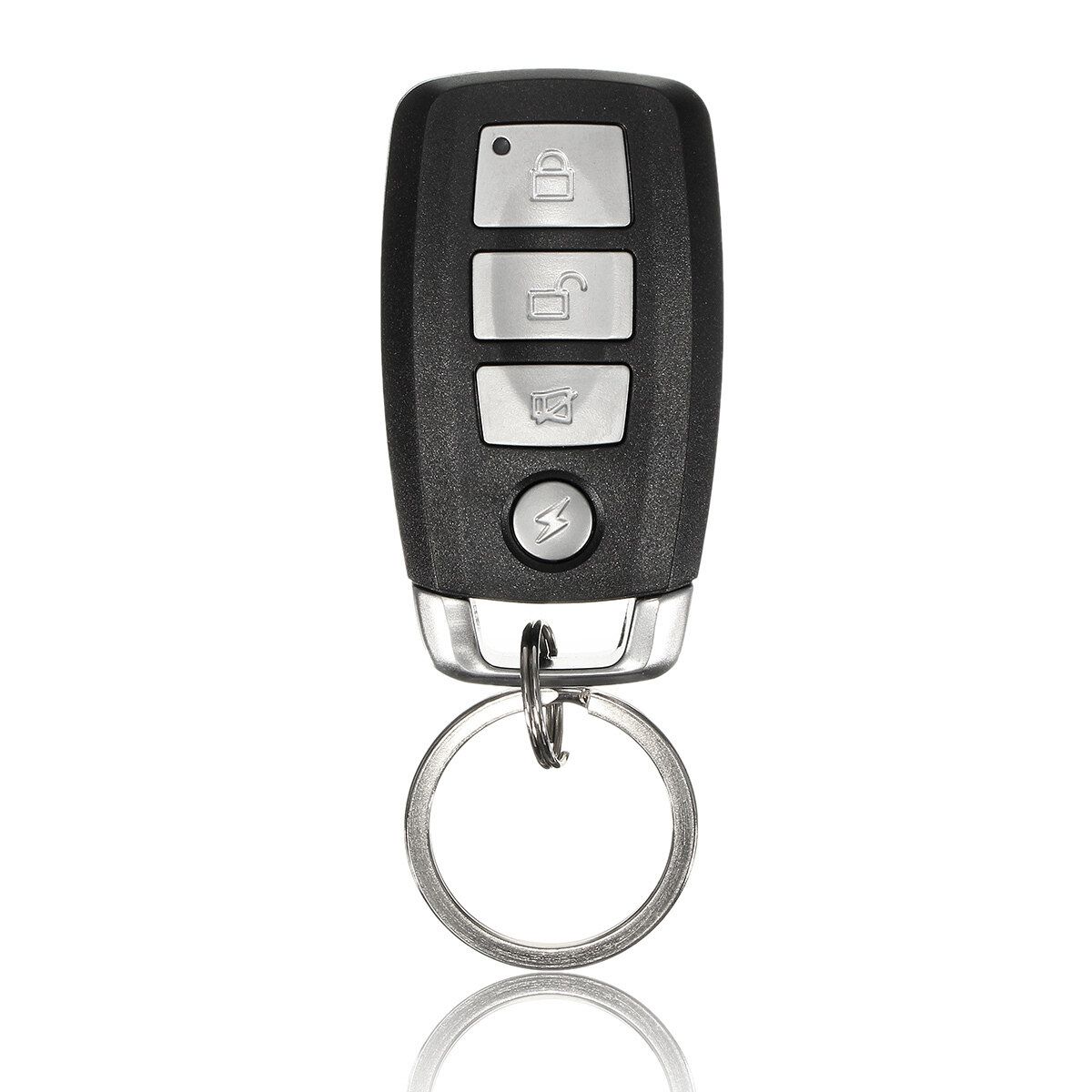 Universal 1-Way Car Security Alarm System + 2 Key Remote Controls Shock Sensor