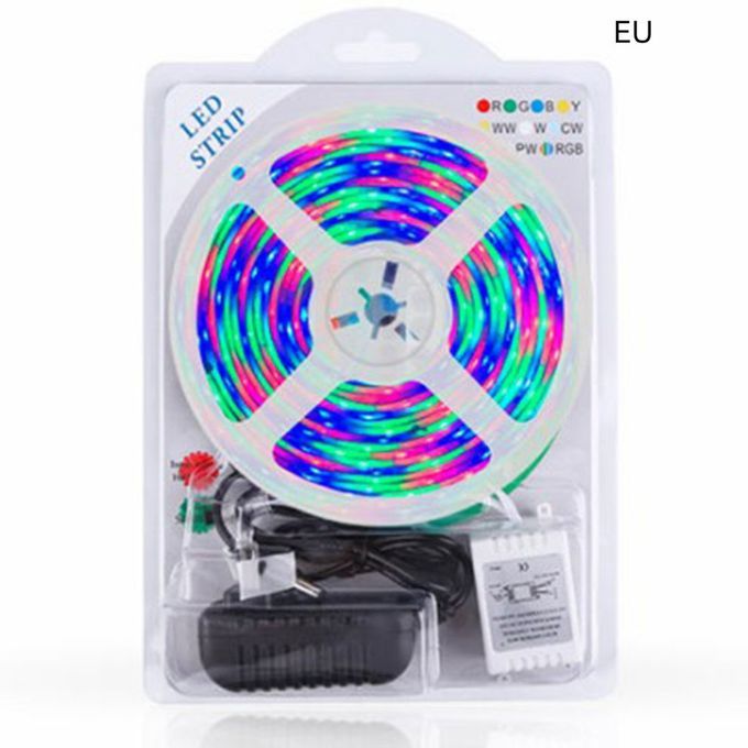 Strip Light Set 5M 2A  Olor  Hanging   Strip Lights With Remote  Ontrol-White-EU