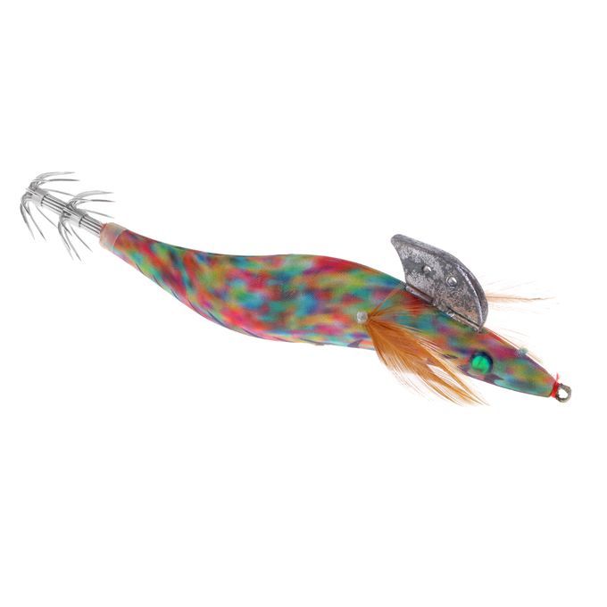 Anti Light Squid Jig Hook Cuttlefish Saltwater  Green Stripes