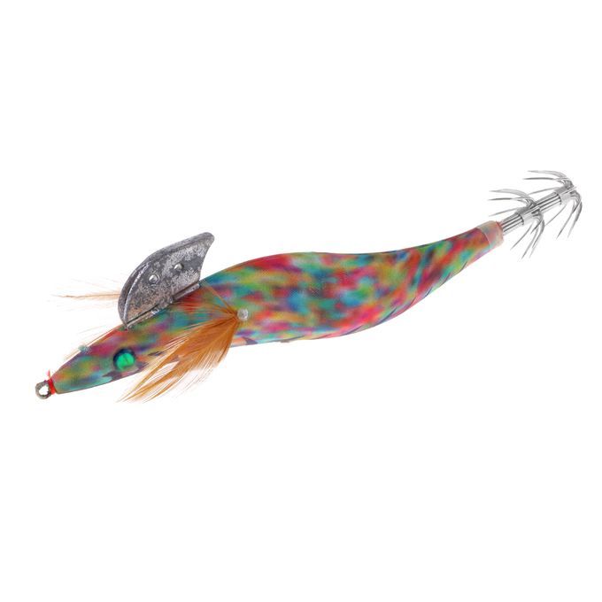 Anti Light Squid Jig Hook Cuttlefish Saltwater  Green Stripes