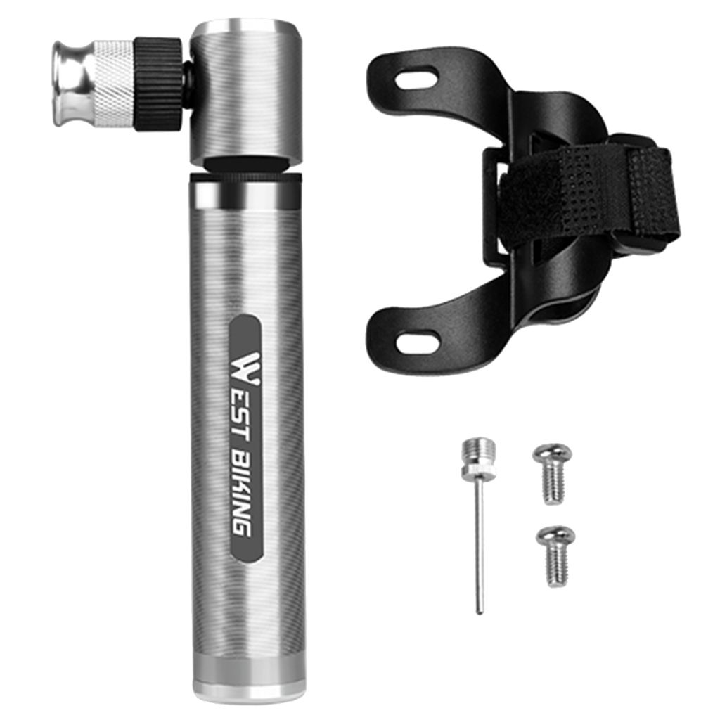 Bike Tyre Air Pump Portable Small Bicycle Pump Basketball Soccer