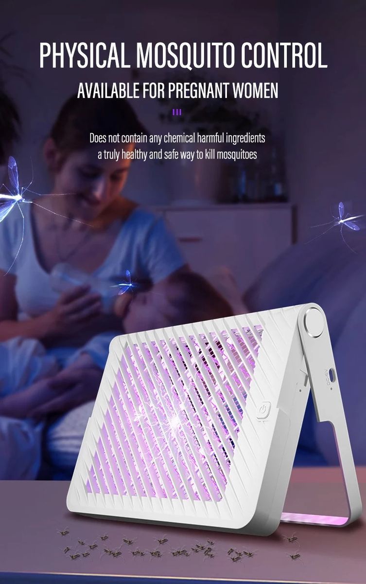Electric Mosquito Killer UV Lamp Fly Bug Zapper Swatter
