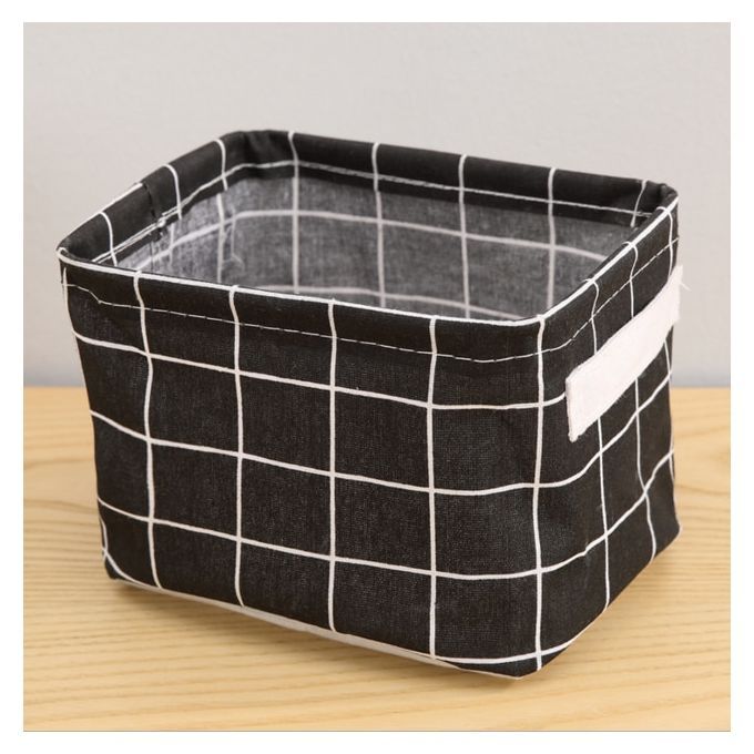 Foldable Desktop Storage Basket Sundries Storage Box