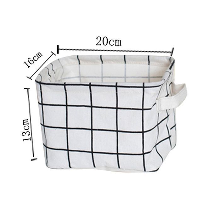 Foldable Desktop Storage Basket Sundries Storage Box
