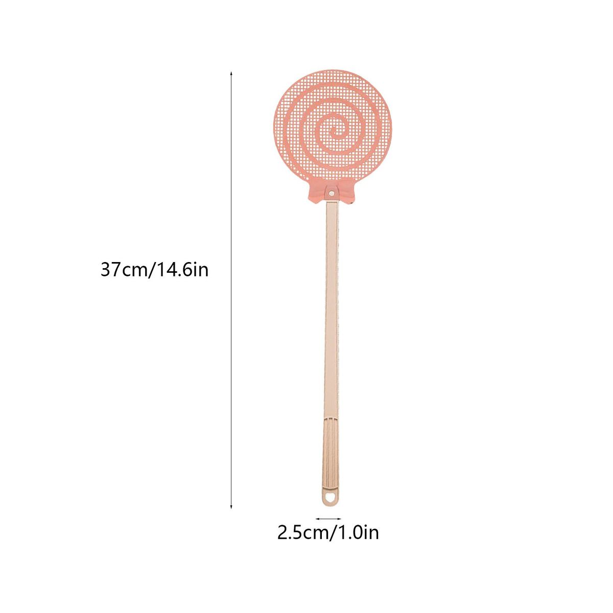Fly Swatter Mosquito Swatter Lollipop Plastic Long Handle