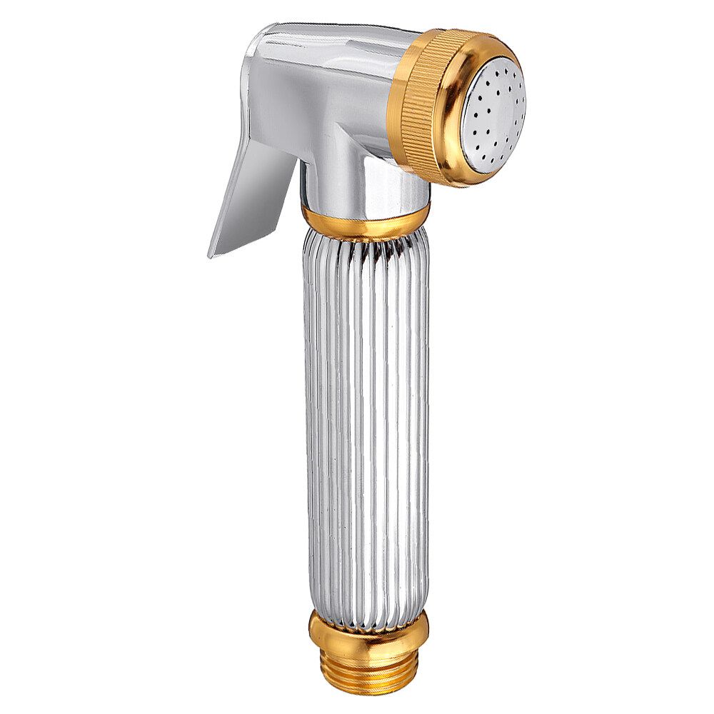 Zinc Alloy Handheld Ruled Bathroom Bidet Portable Pressurized Toilet Bidet Spray Shower Head Water Sprayer Cloth Diaper Sprayer For Personal Hygiene