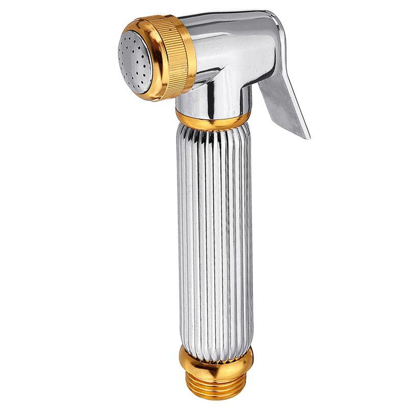 Zinc Alloy Handheld Ruled Bathroom Bidet Portable Pressurized Toilet Bidet Spray Shower Head Water Sprayer Cloth Diaper Sprayer For Personal Hygiene