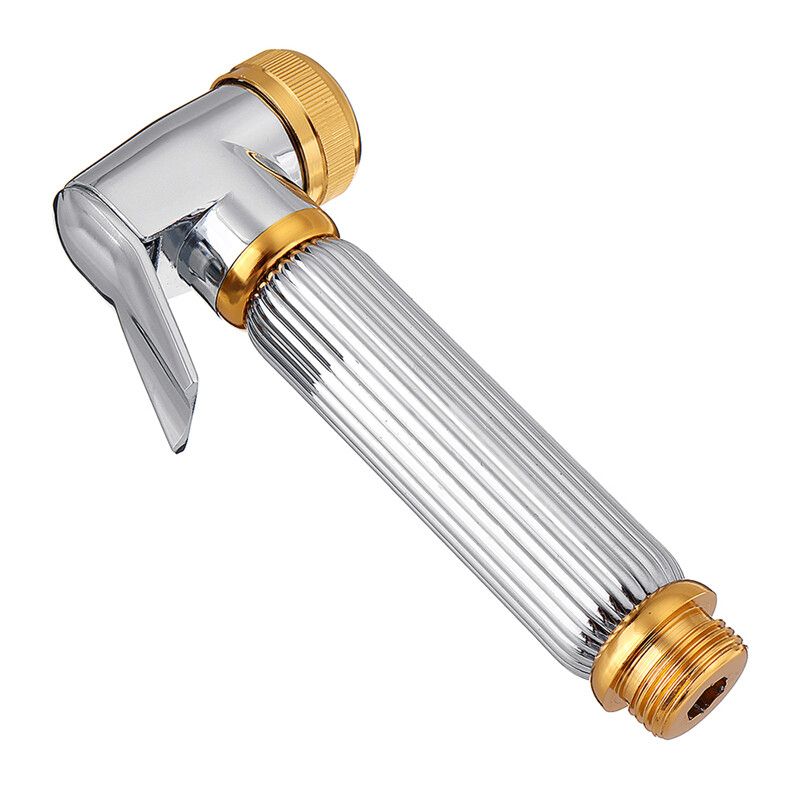 Zinc Alloy Handheld Ruled Bathroom Bidet Portable Pressurized Toilet Bidet Spray Shower Head Water Sprayer Cloth Diaper Sprayer For Personal Hygiene