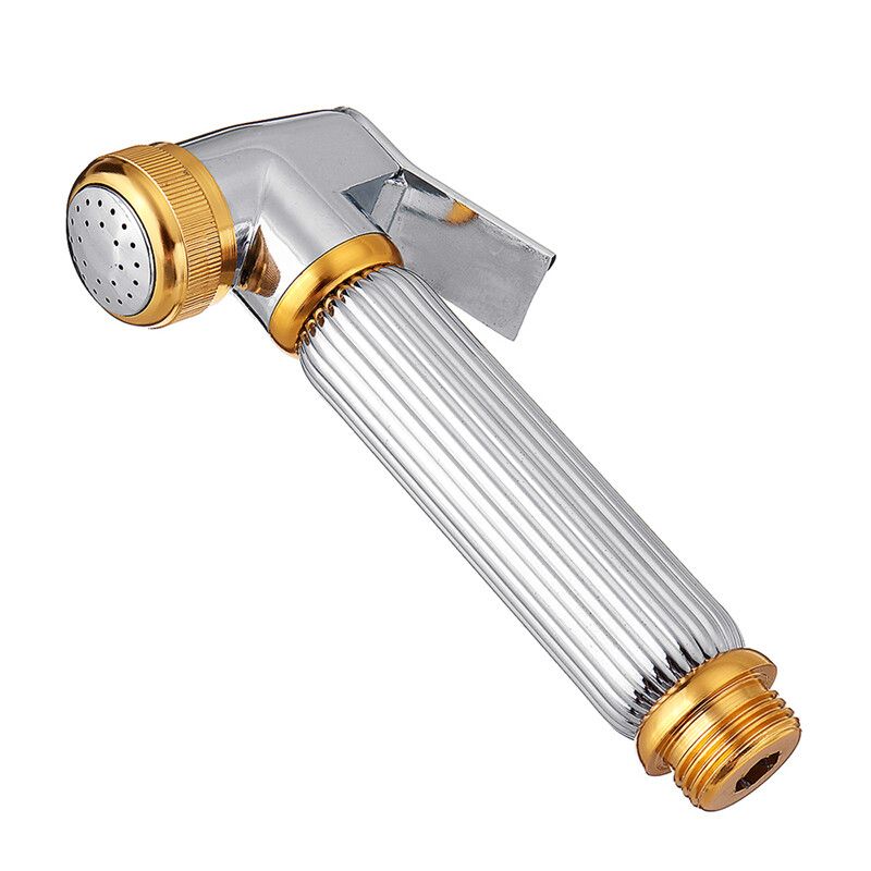 Zinc Alloy Handheld Ruled Bathroom Bidet Portable Pressurized Toilet Bidet Spray Shower Head Water Sprayer Cloth Diaper Sprayer For Personal Hygiene