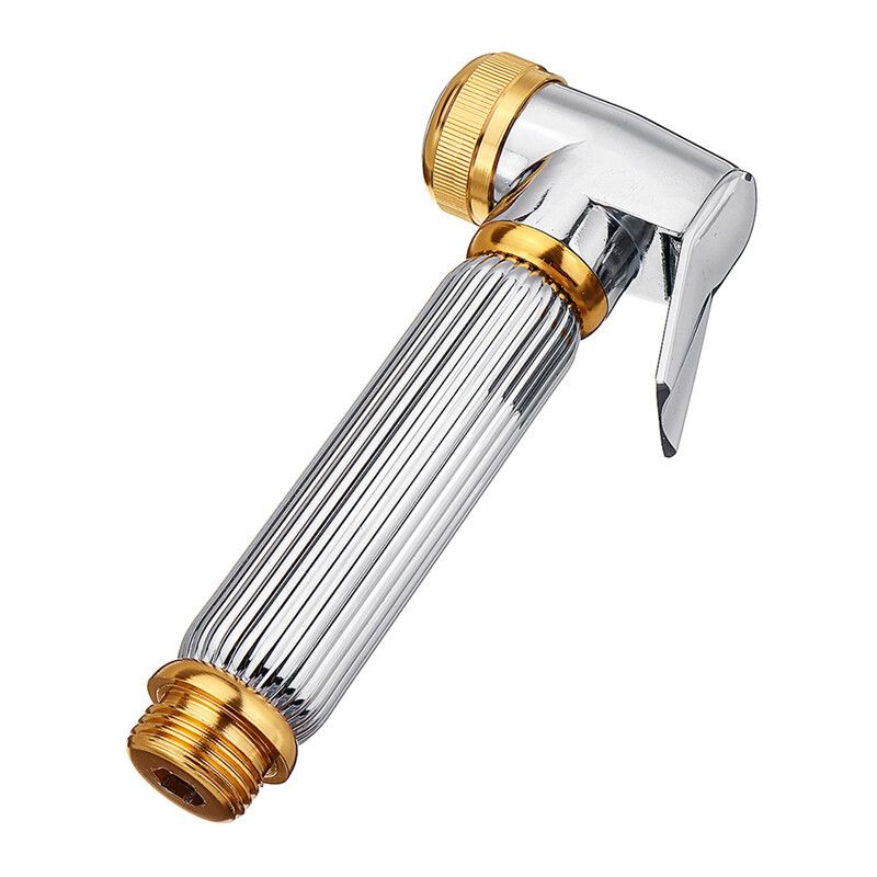 Zinc Alloy Handheld Ruled Bathroom Bidet Portable Pressurized Toilet Bidet Spray Shower Head Water Sprayer Cloth Diaper Sprayer For Personal Hygiene