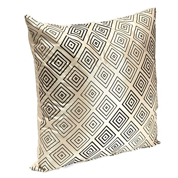 45x45 Home Square Silk Pillow Throw Case Car Cushion Cover Decor Sofa Couch Bed Cream Beige