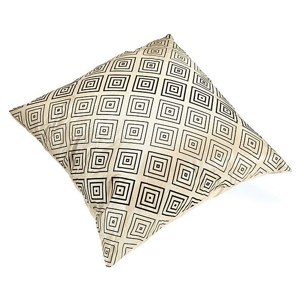 45x45 Home Square Silk Pillow Throw Case Car Cushion Cover Decor Sofa Couch Bed Cream Beige
