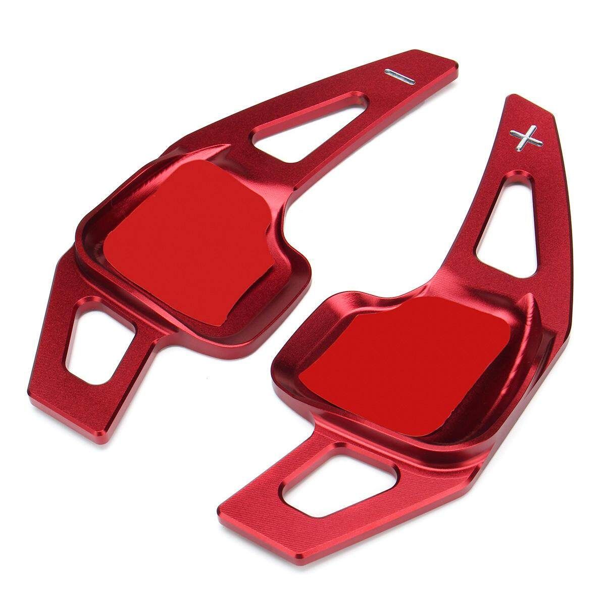 Pair Red Metal Steering Wheel Paddle Shifter Extension For BMW F10 / F30/F80 New