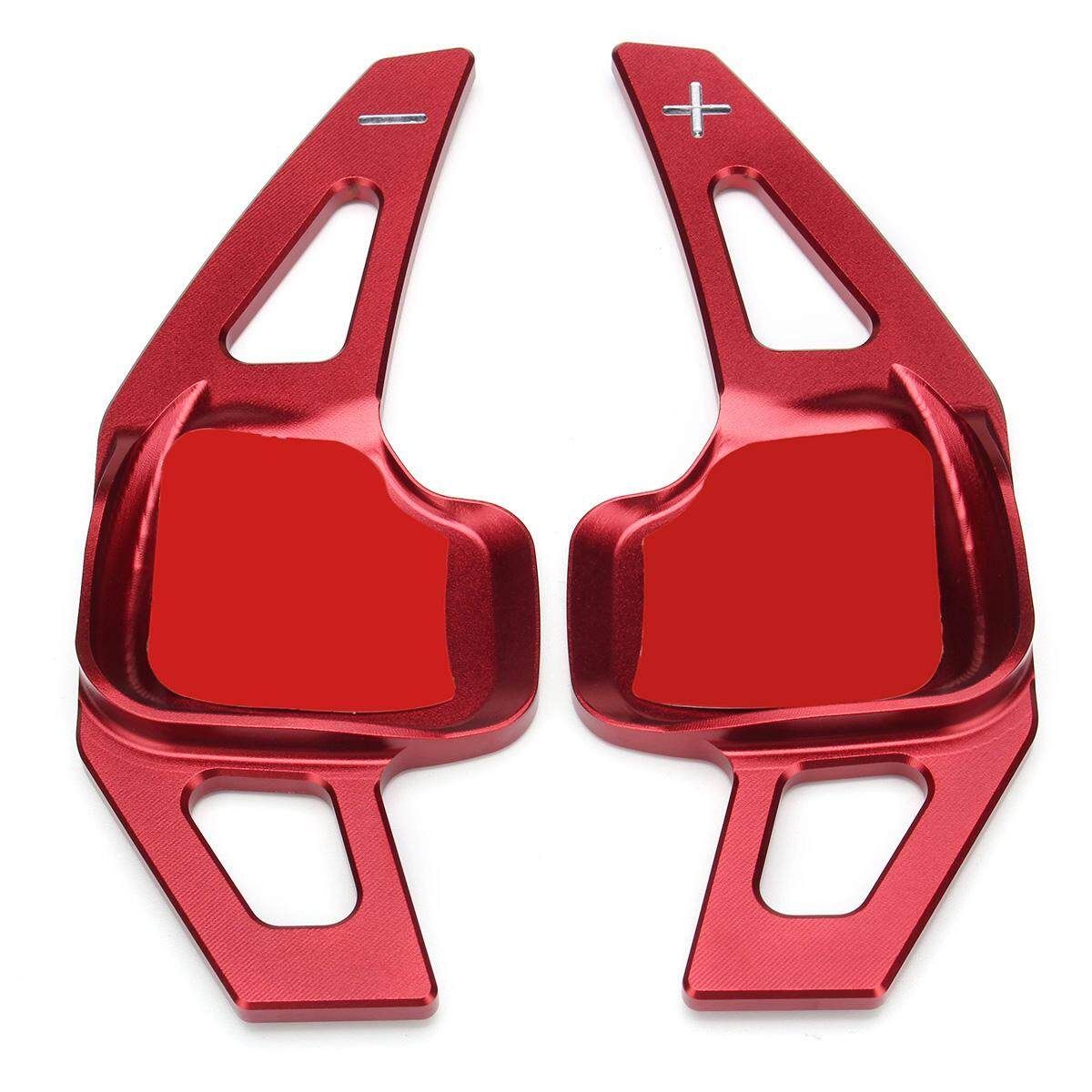 Pair Red Metal Steering Wheel Paddle Shifter Extension For BMW F10 / F30/F80 New