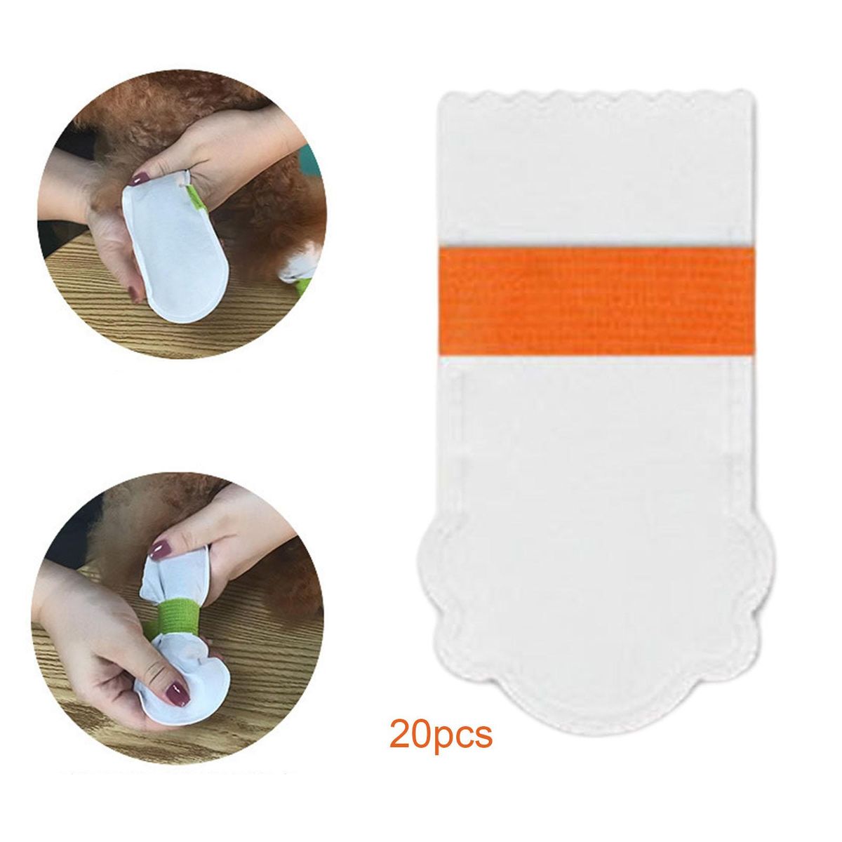 20Pcs Pet Disposable Hoes Cloth Covers Anti Dirty Breathable