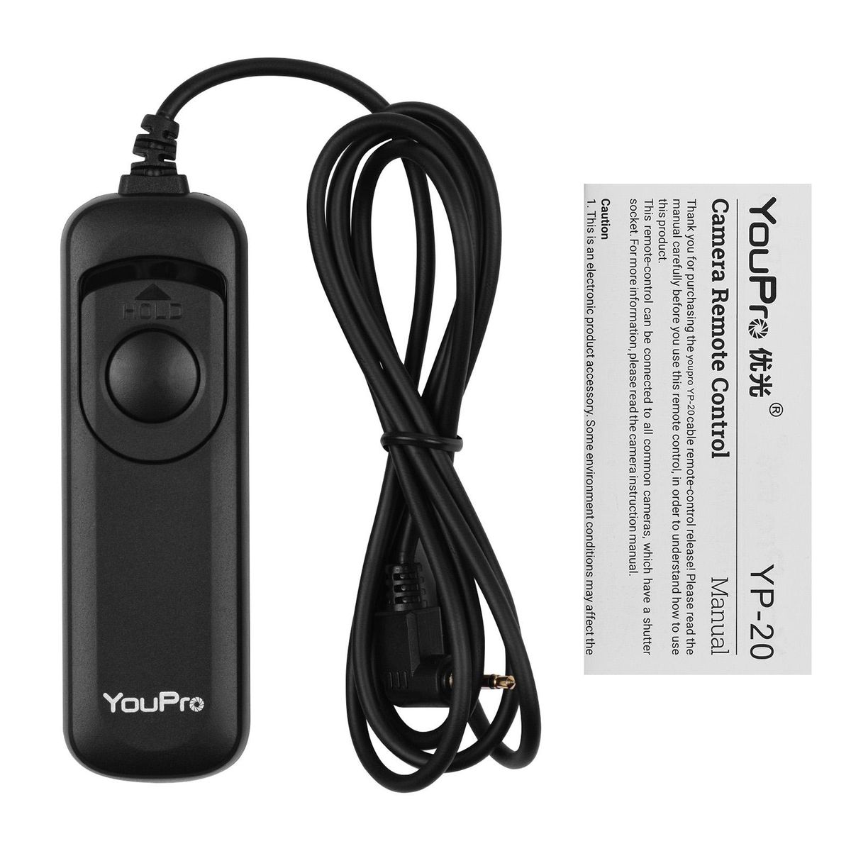 YouPro E3 Type Shutter Release Cable Timer Remote Control 1.2m/3.9ft Cable Replacement for Canon G10/ G11/ G12/ G15/ G1X/ SX50/ 700D/ EOS/ 1300D Pentax K-5/ K-5II/ K-7 Samsung GX-1/ GX-1S/ GX-10 Contax 645/ N1/ NX/ N Digital