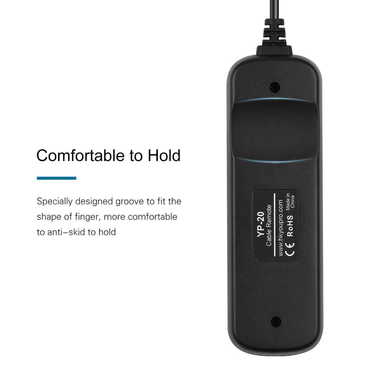 YouPro E3 Type Shutter Release Cable Timer Remote Control 1.2m/3.9ft Cable Replacement for Canon G10/ G11/ G12/ G15/ G1X/ SX50/ 700D/ EOS/ 1300D Pentax K-5/ K-5II/ K-7 Samsung GX-1/ GX-1S/ GX-10 Contax 645/ N1/ NX/ N Digital