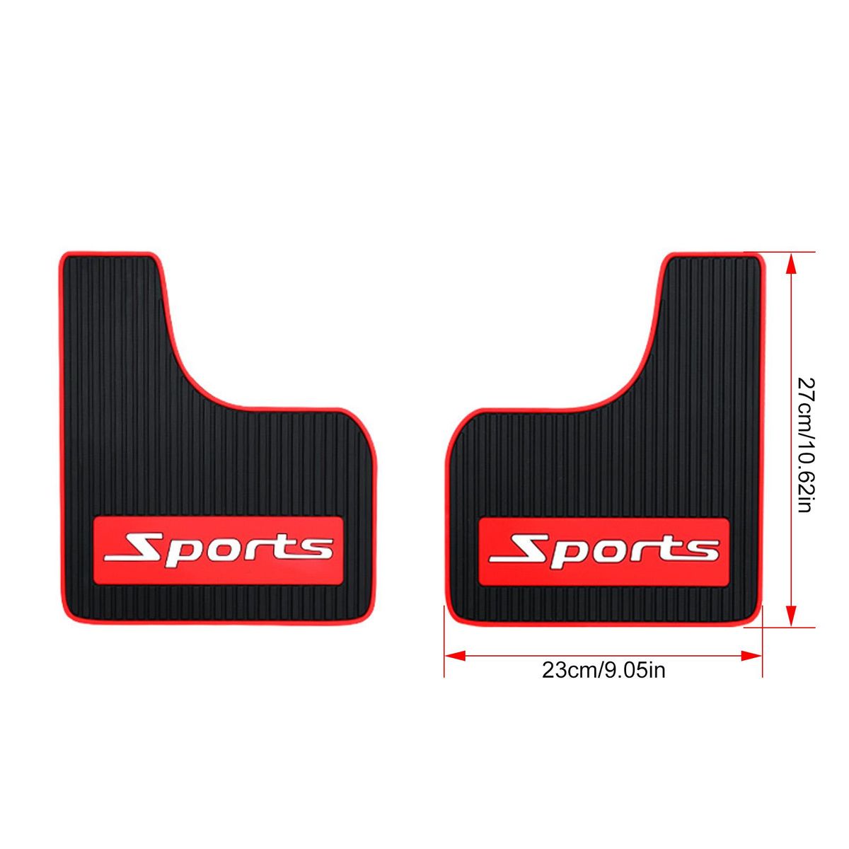 NEW Rubber Sport 4mm Front Rear Set Universal Rally Mud Flaps Splash Guards Mudguards Mudflaps Screws Car Auto SUV Accessories