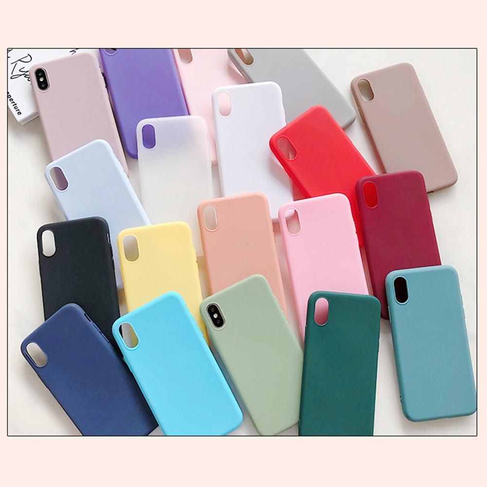 Customized mobile phone shell simple millet series colorful mobile phone shell new small fresh mobile phone back cover protective cover blue