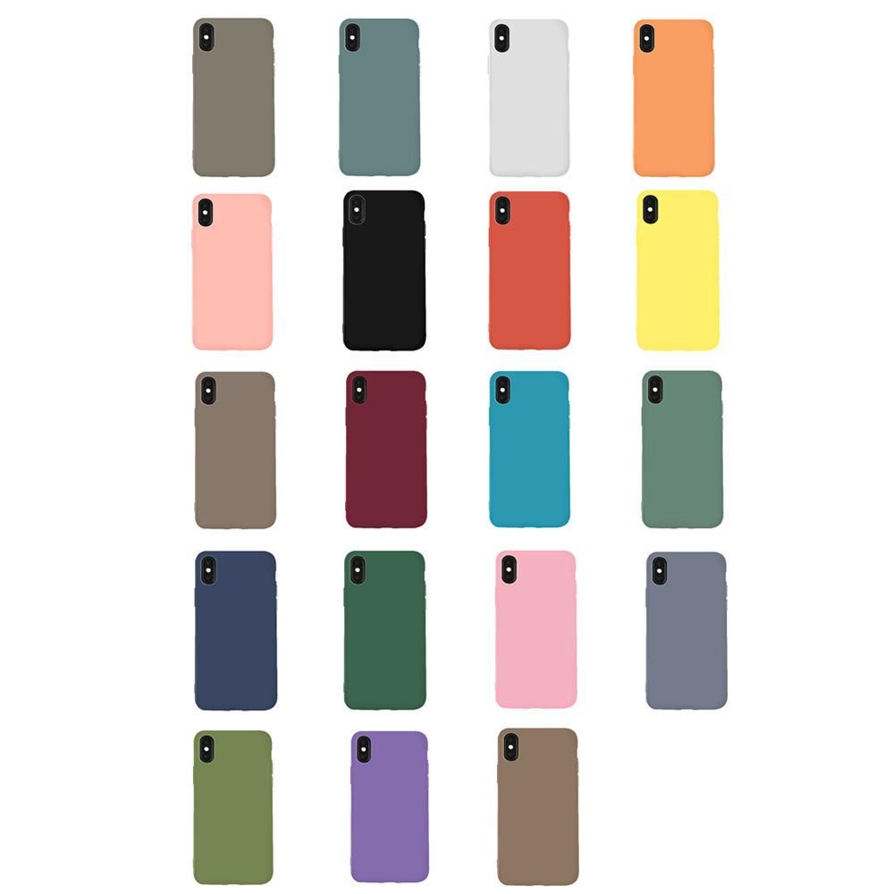 Customized mobile phone shell simple millet series colorful mobile phone shell new small fresh mobile phone back cover protective cover blue
