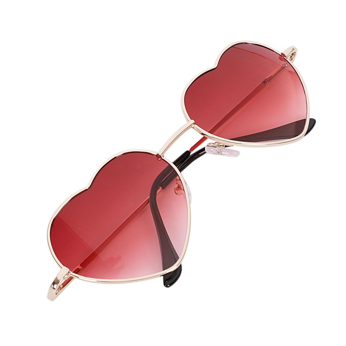 Gradient Colored Sunglasses Cute Heart-Shaped