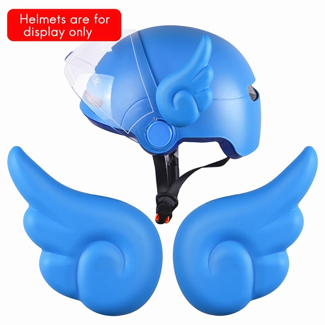 1 Pair Helmet Angel Wings Decoration for Biking Helmet Kids