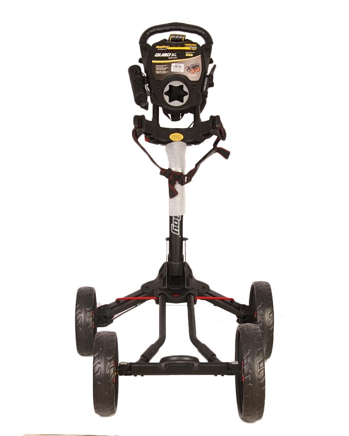 Quad 4 WHEEL XL  TROLLEY Push Cart - NAVY/RED