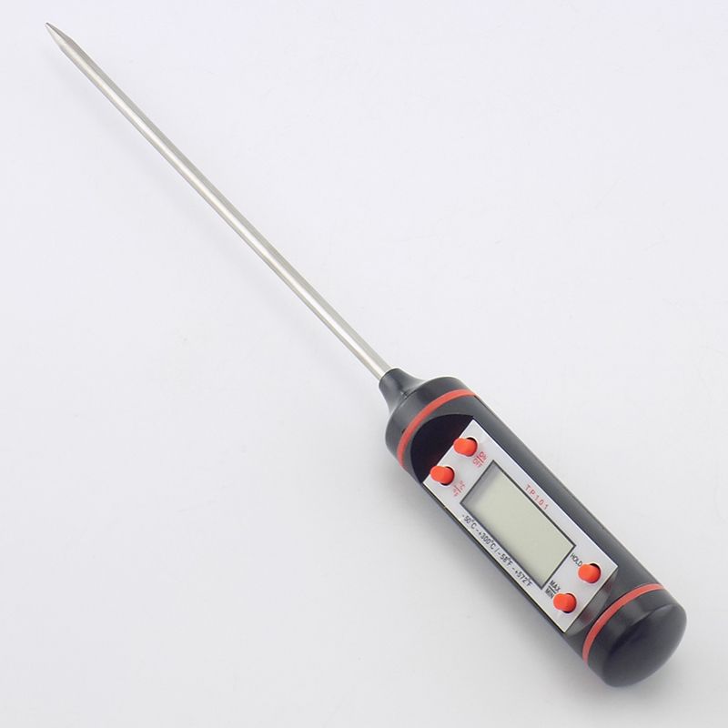 LCD Digital Kitchen Probe Thermometer Food Cooking Food Liquid Digital Thermometer Meat BBQ Milk Probe For Kitchen COD