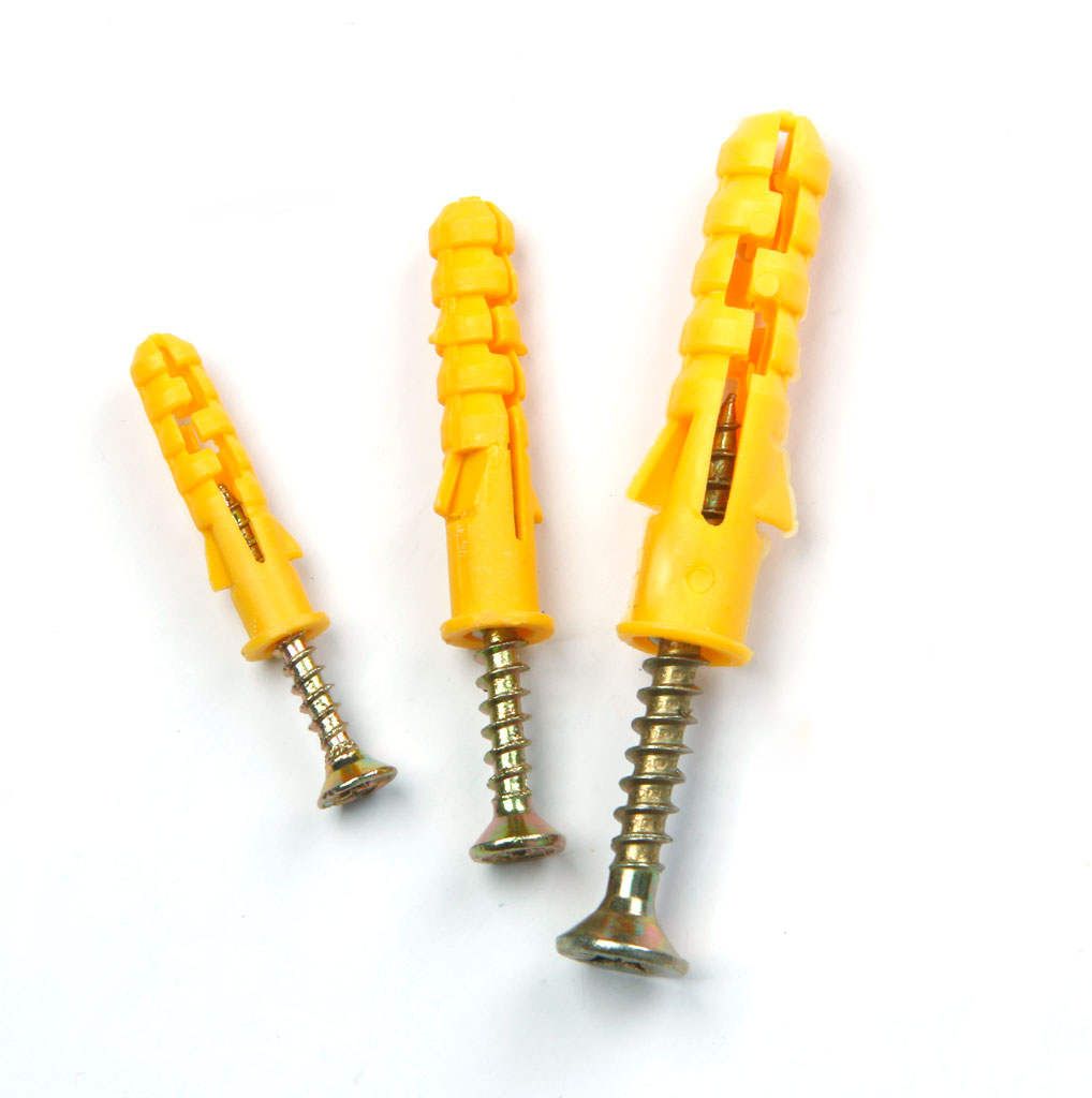 10Set M10 Frame Fixings Expansion Tube Anchors Nails Plug Bolt Screws