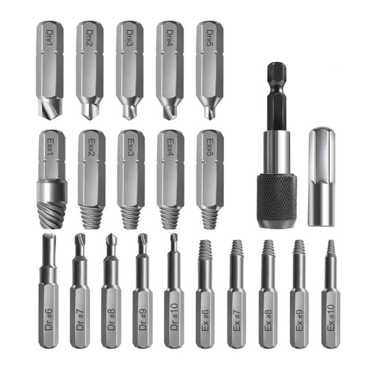 Screws 22 PCS / Set High-Speed Steel Anti-Tooth Removal Tool