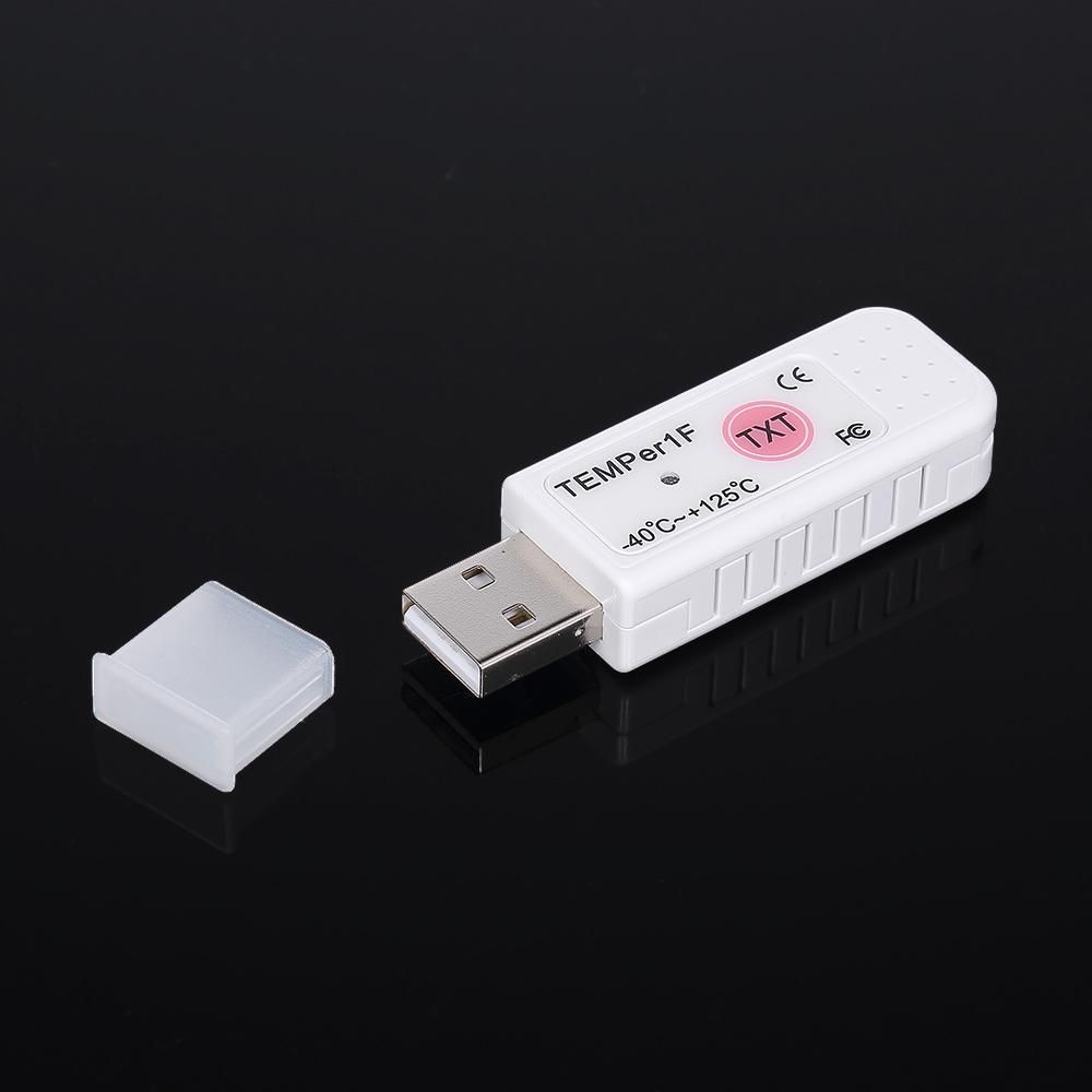 PCsensor USB Thermometer Temperature Sensor Data Logger Recorder for PC Laptop White