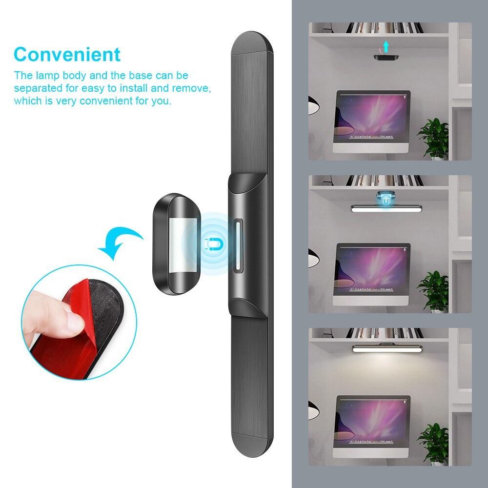 LEDs Under Cabinet Night Light Closet Light Kitchen Bedroom Lighting Wall Lamp With Magnetic Strip USB Remote Control