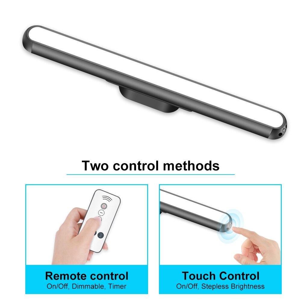 LEDs Under Cabinet Night Light Closet Light Kitchen Bedroom Lighting Wall Lamp With Magnetic Strip USB Remote Control