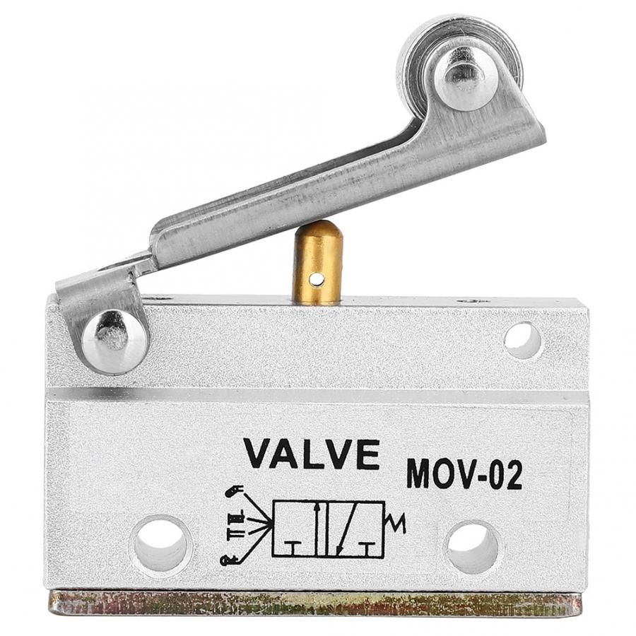 Manual Flush Valve Mov-02 G1/8 Thread Roller Lever Air