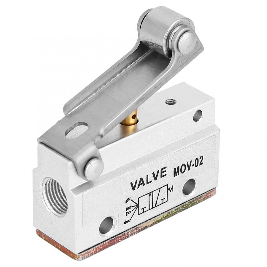 Manual Flush Valve Mov-02 G1/8 Thread Roller Lever Air