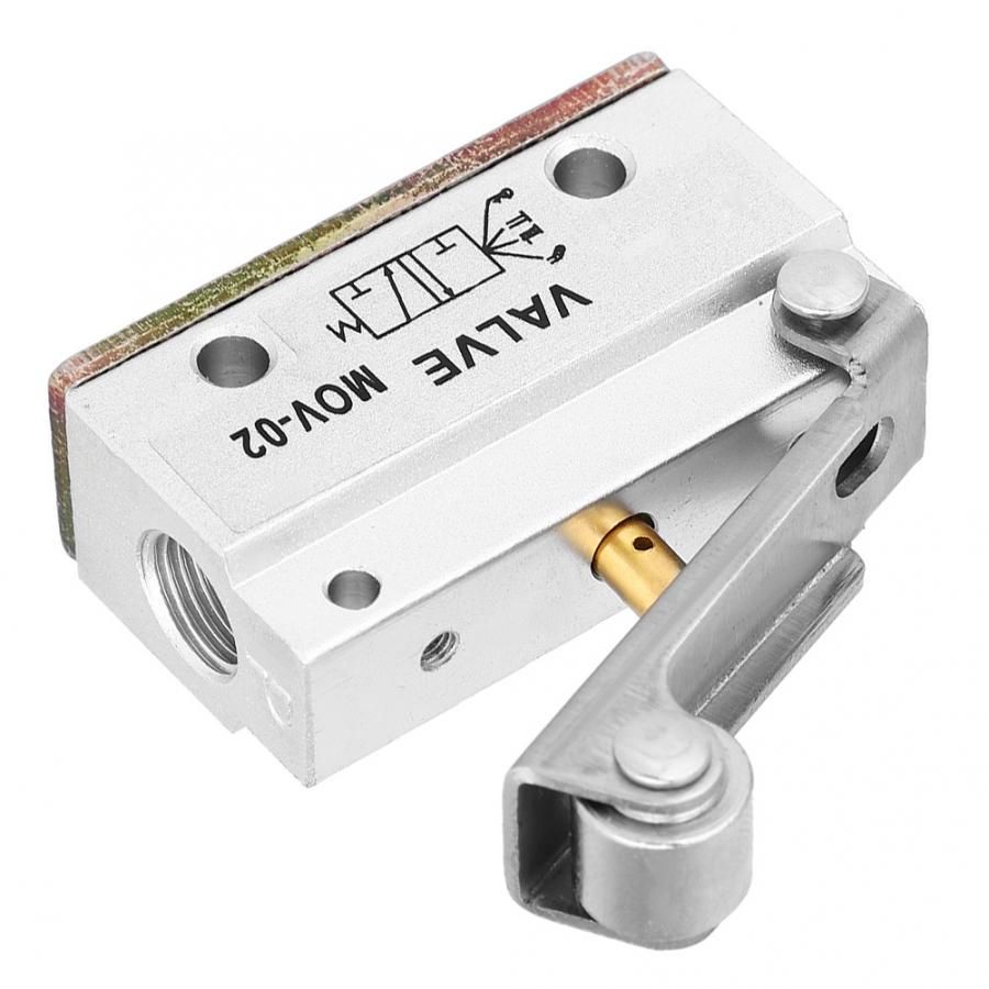 Manual Flush Valve Mov-02 G1/8 Thread Roller Lever Air